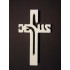 Drewniany krzyż JEZUS