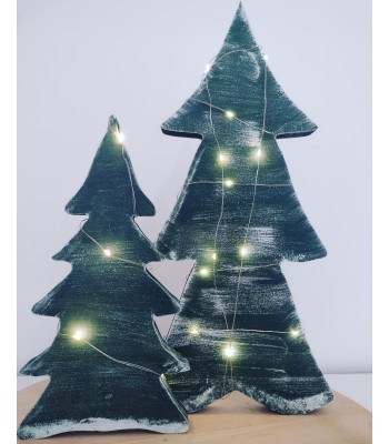 Komplet zielonych choinek